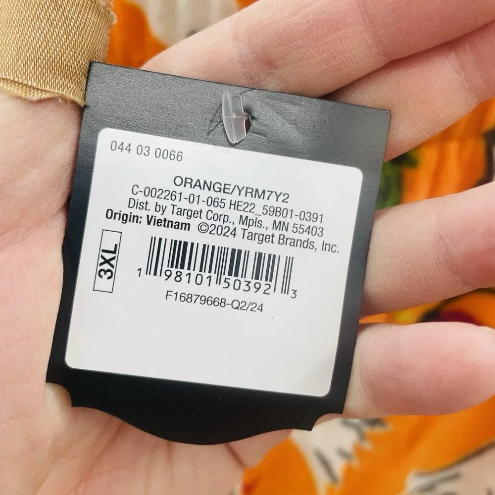 Hyde & Eek! Mens Big & Tall 3X Ghost Print‎ Halloween Fleece Pajama Pants Orange